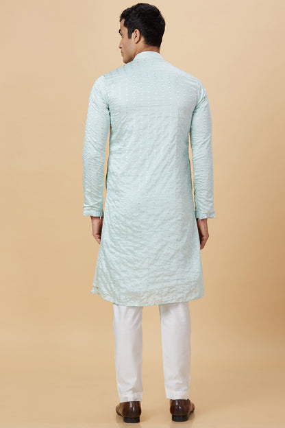 Kurta Sky Diya Embroidery