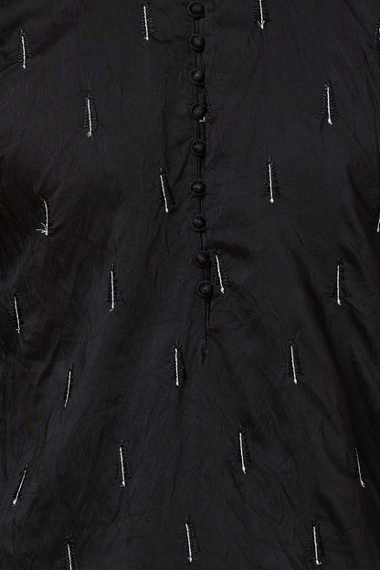 Kurta Black with Drops Embroidery work