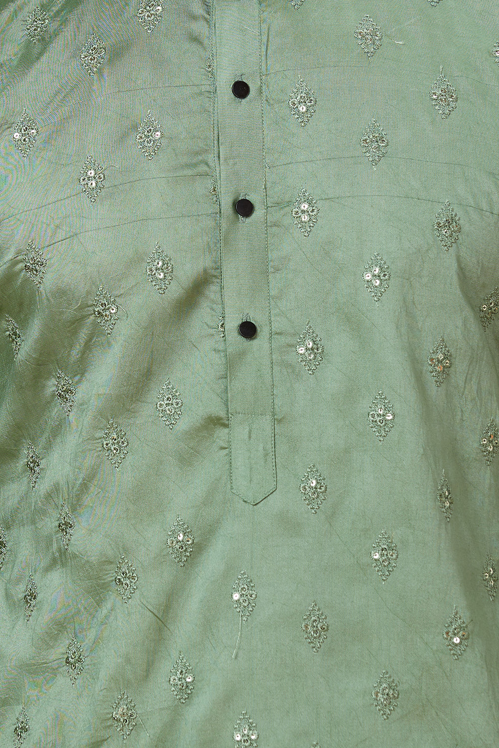 Fern Kurta with Kite shaped mirror Embellished work