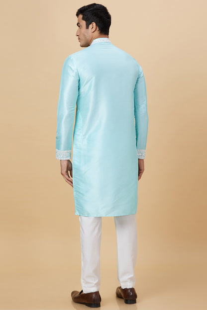 Kurta Sky Mirror work