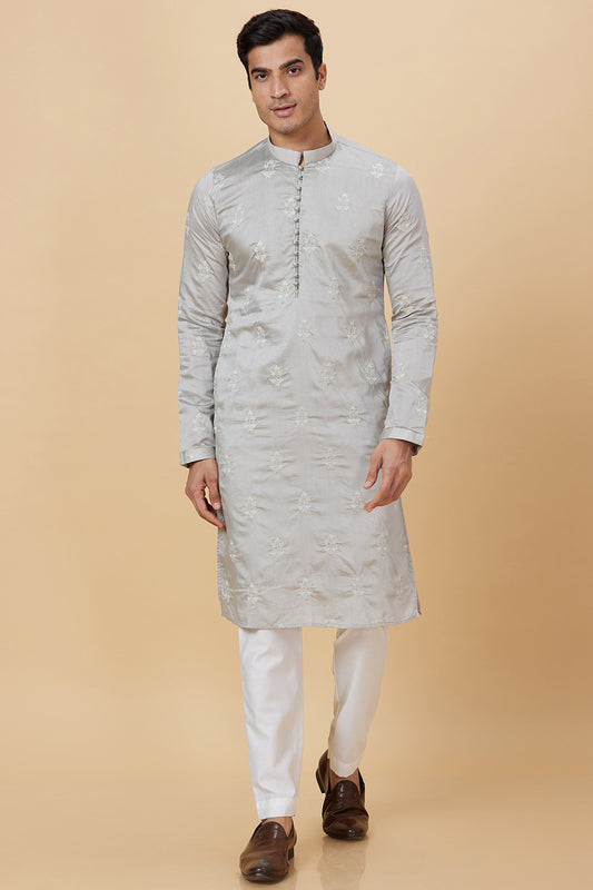 Kurta Smoke Arrow Embroidery