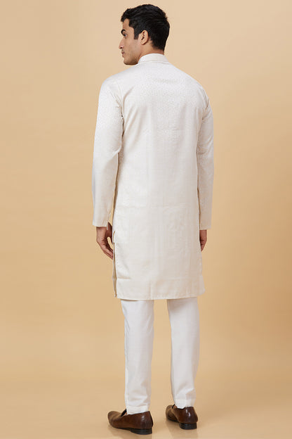 Kurta Gold Jacquard Triangle