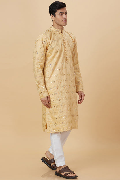 Kurta Amber with sequence Embellished work