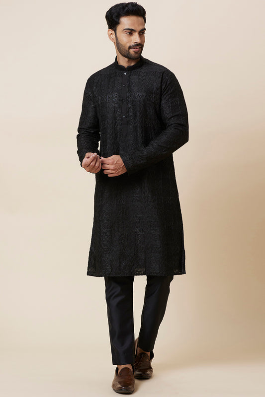 Kurta Geometric Embroidery